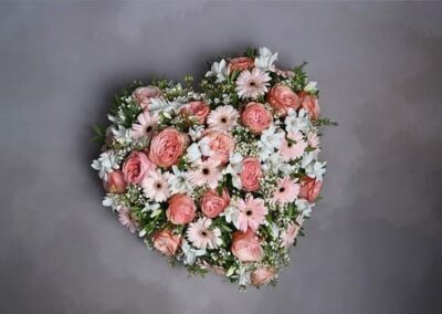 coeur camaieu de rose fleuriste la tour d-aigue vaucluse 84